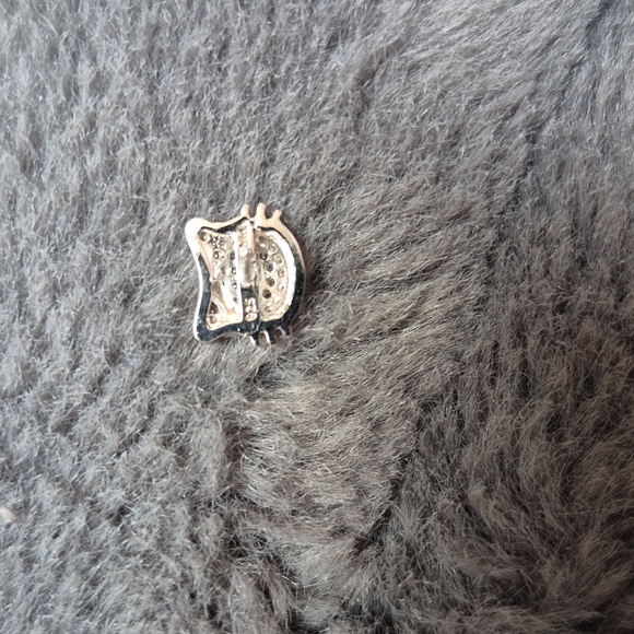 Rachel Zoe Sterling Silver Cat Earrings! NIB! - Picture 7 of 11